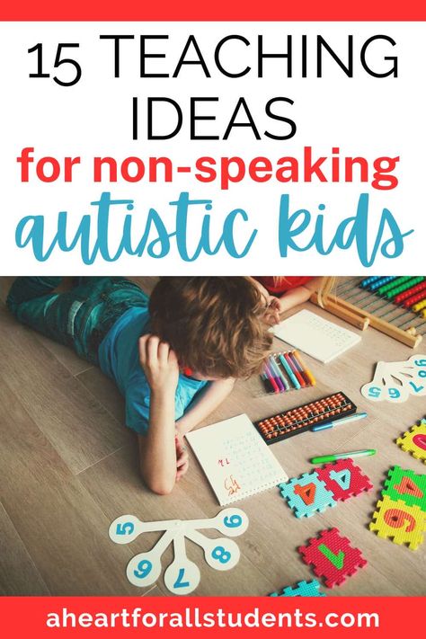 Nonverbal Kindergarten, Non Verbal Activities, Non Verbal Asd Activities, Activities For Nonverbal Students, Activities For Nonverbal Children, Non Verbal Students Activities, Nonverbal Students Activities, Teaching Non Verbal Students, Easy Meals For Autistics