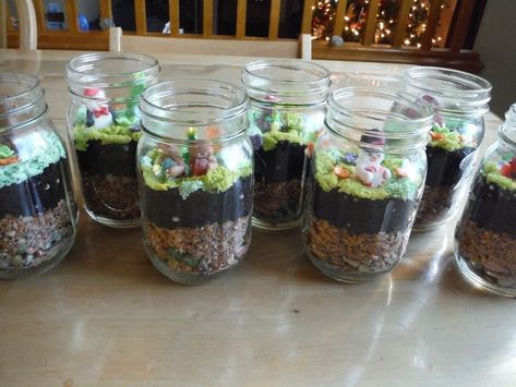 Terrarium Cake, Edible Terrarium, Cake In Jar, Terraria Cake, Edible Succulents, Mushroom Party, Nature Cake, Fancy Foods, Birthday 24