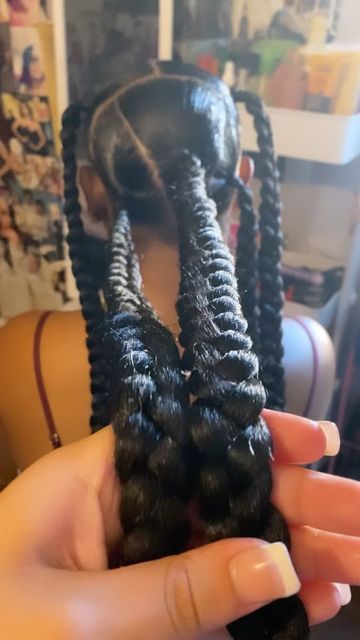 Braid All The Way Around Head, Jayda Wayda Braids 5 Braids Double, Boho Jayda Wayda Braids, 5 Jayda Wayda Braids, Double Dutch Jayda Wayda Braids, Jada Wada Braid, Jayda Ways Braids, Jada Wada 5 Braids, Jayda Wanda 5 Braids