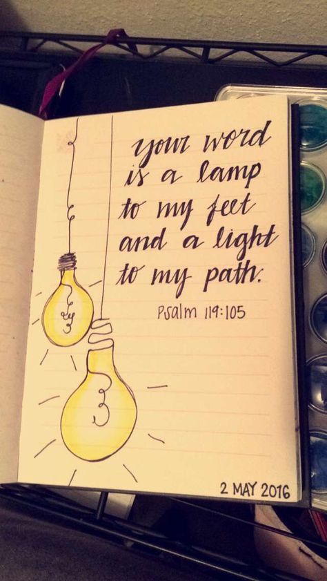 Bible journal, bible journaling, bible journaling community, bible art… Quotes Bible Verses, Quotes Bible, Psalm 119, Faith Bible, Illustrated Faith, Scripture Journaling, Bible Art Journaling, Scripture Art, Bible Art