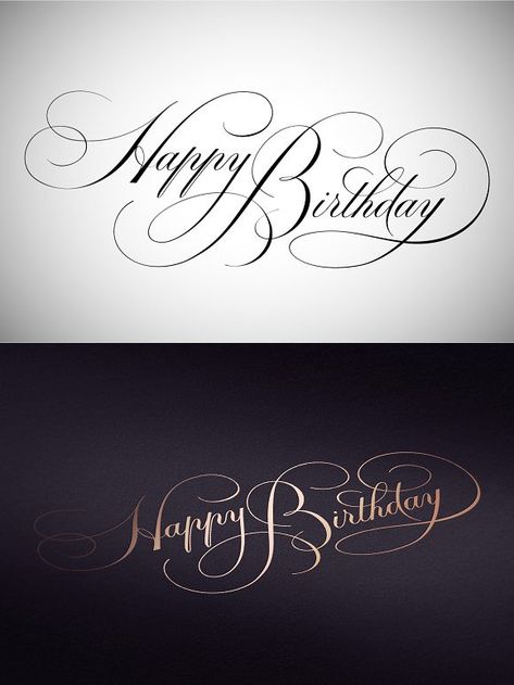 Lettering Styles Alphabet Calligraphy, Happy Birthday 手書き, Happy Birthday Writing Style, Happy Birthday Calligraphy, Love In Cursive, Happy Birthday For Her, Happy Birthday Writing, Happy Birthday Font, Fancy Cursive