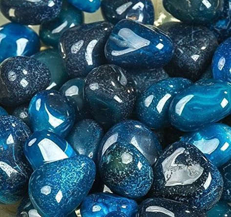 PRICES MAY VARY. Material: Stone Weight- 1 lbs Colour: Blue Shape: Round & Oval An alternative to mulch：Use indoors or outdoors. These decorative river pebble rocks is used in interior or exterior garden beds, helps soil retain moisture, provides good drainage, round and soft easy on the feet as there are no sharp edges. They are long lasting and will not deteriorate like mulch does. USE IT FOR:Use these Onyx stones in flower arrangements, walkways, water features, exposed aggregate flooring or River Rock Stone, River Rock Garden, River Pebbles, Glow Stones, Gravel Stones, Decorative Pebbles, River Rock Landscaping, Stone Landscaping, Decorative Stones