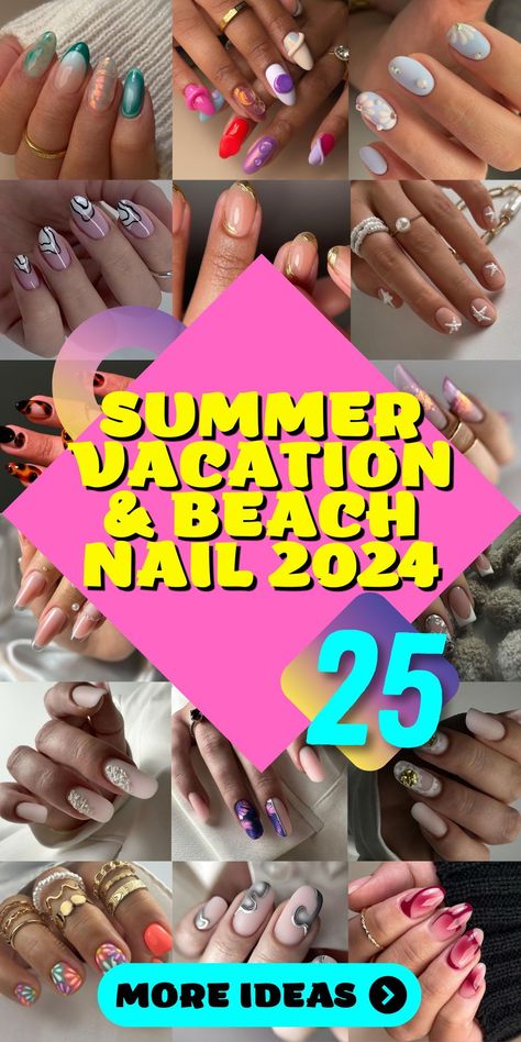 Dip into Summer: Natural and Fun Nail Designs for 2024.Embrace the ease and durability of dip nails this summer with designs that range from natural and classy to fun and thematic. Incorporate summer motifs like the ocean, tropical foliage, or sunny skies into your dip nail art designs. These simple yet sophisticated options are perfect for those seeking a low-maintenance yet stylish nail look for their summer adventures. Simple Nail Designs Vacation, Nails Caribbean Vacation, Holiday Nails 2024 Summer, Sunny Vacation Nails, Caribbean Inspired Nails, Nails For Aruba Vacation, Nail Ideas For Mexico Vacation, Tropical Cruise Nails, Cancun Vacation Nails