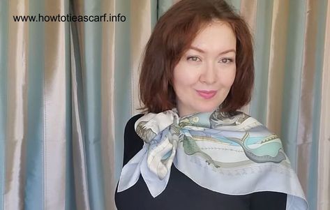 This is a guide to using a scarf buckle. Learn how to tie a scarf buckle in different ways with this fun step-by-step fashion tutorial. Scarf Buckle Ideas, Scarf Ring How To Use A, Style A Silk Scarf, Scarf Buckle, Tie A Scarf, Scarf Rings, Fashion Tutorial, Hermes Scarf, Next Fashion