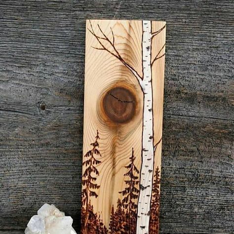 Follow @wooodwork_diy Wood Burning Beginner, Beginner Wood Burning Projects, Beginner Wood Burning Pattern, Wood Burning Projects, Scroll Saw Projects, Wood Burning Ideas, Illusion Kunst, Beginner Wood Burning, Woodworking For Beginners