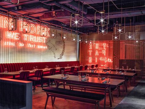 Pig Restaurant, Korean Bar, Korean Bbq Restaurant, Fat Pig, Architecture Restaurant, Noodle Bar, Causeway Bay, Design Café, Korean Restaurant