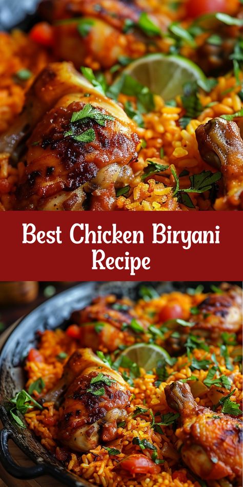 Discover the best chicken biryani recipe that's full of flavor and easy to make. Perfect for a delicious and satisfying meal! Easy Chicken Biryani Recipe, Fish Biryani, Yogurt Marinade, Biryani Rice, Chicken Biryani Recipe, Indian Chicken Recipes, Dum Biryani, Baking Decorating, Indian Chicken