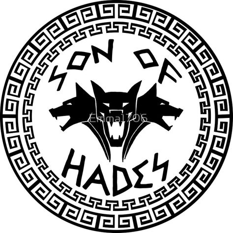 Son of Hades Tatuagem Percy Jackson, Hades Symbol, Hades Daughter, Daughter Of Hades, Hades Tattoo, Hades Aesthetic, Son Of Hades, Greek Tattoos, Fantasy Magic