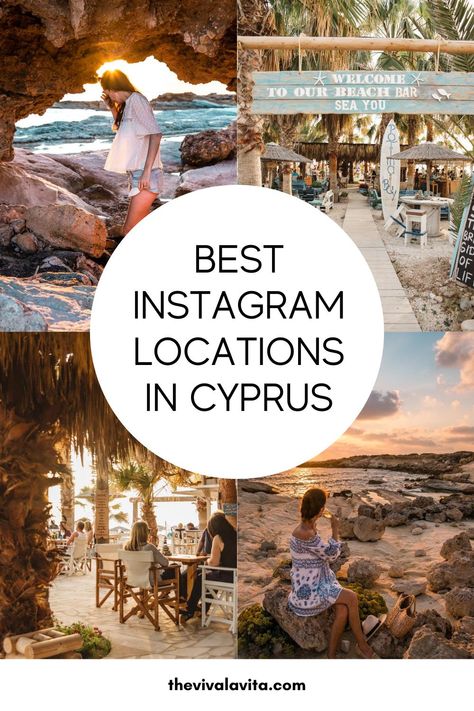 Taking pictures for Instagram? Here are the most picture-friendly spots in Cyprus you should add to your list!  #cyprus #cyprustravel #cyprusphotography #paphos #limassol #larnaca #nicosia #ayianapa #protaras #omodos #troodos #visitcyprus #travelcyprus Cyprus Travel Photography, Paphos Cyprus Photography, Cyprus Vacation Outfits, Cyprus Picture Ideas, What To Wear In Cyprus, Cyprus Instagram Pictures, Paphos Cyprus Aesthetic, Pathos Cyprus, Omodos Cyprus