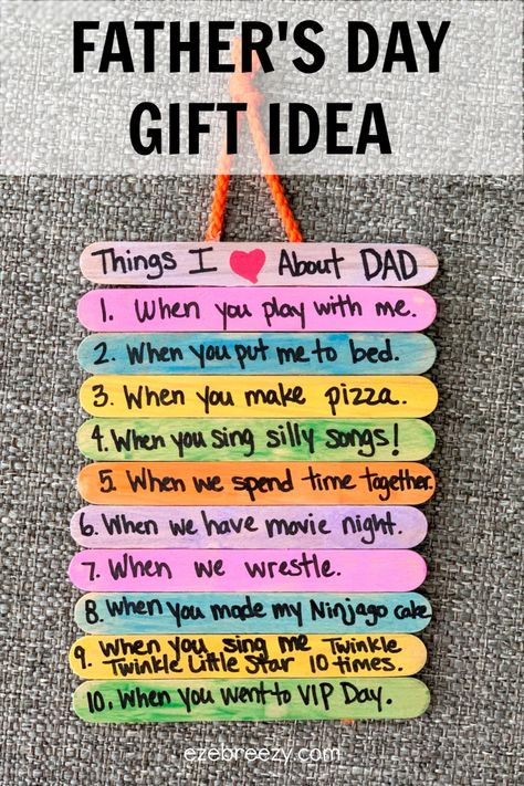 Christmas Dad Gifts Diy, Grandpa Gift Ideas Diy, Handmade Fathers Day Ideas, Diy Father’s Day Gift From Son, Dad Birthday Craft From Kids, Things To Get For Your Dads Birthday, Diy Dads Birthday Gift From Kids, Dad Art Projects For Kids, Diy Father Birthday Gifts