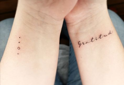 Gratitude tattoo and family tattoo Gratitude Tattoo For Women, Gratitude Tattoos, Gratitude Tattoo Ideas, Grateful Tattoo, Gratitude Tattoo, Self Love Tattoo, Tree Of Life Tattoo, Wrist Tattoos For Women, Hummingbird Tattoo