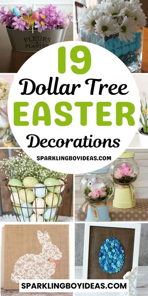 Bring Easter joy to your home with these amazing Dollar Tree Easter decor ideas! Get creative and celebrate the holiday on a budget with these cheap Easter decorations. From DIY Easter decorations to Easter decor on a budget, you'll find everything. Try these Dollar store Easter crafts and create beautiful Easter wreaths. Try these Easter table decor ideas and create stunning Easter centerpieces. And if you're looking for fun and unique Easter basket ideas, we've got you covered! Cheap Easter Decorations, Easter Dollar Tree Diy, Easter Basket Centerpiece, Dollar Tree Easter Decor, Dollar Tree Easter Basket, Easter Crafts Dollar Store, Dollar Tree Easter Crafts, Easter Centerpieces Diy, Easter Decor Ideas