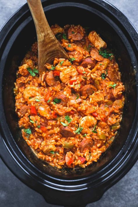 Jambalaya Crockpot, Jambalaya Recipe Crockpot, Slow Cooker Jambalaya, Chicken Crockpot Recipes Healthy, Jambalaya Recipe, Pot Recipes Easy, Crockpot Recipes Beef, Crock Pot Slow Cooker, Crockpot Recipes Slow Cooker