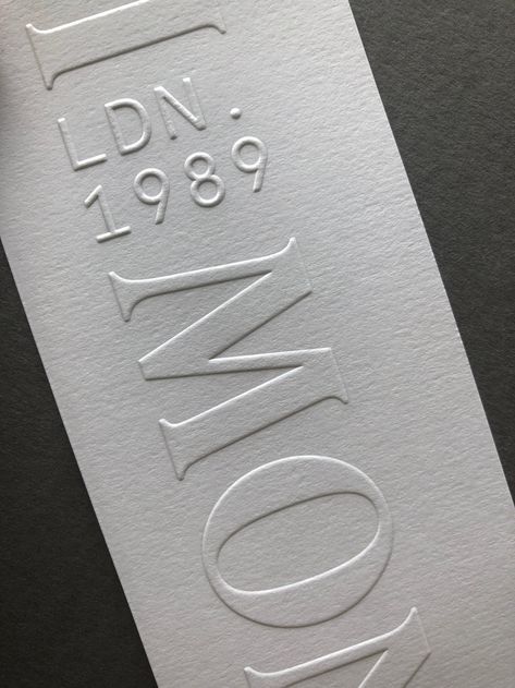 Embossing - Debossing — DOT STUDIO Embossed Packaging, Debossed Business Card, Emboss Printing, Blind Emboss, Screen Printing Business, Colorplan Paper, Embossed Business Cards, Blind Embossing, Embossed Printing