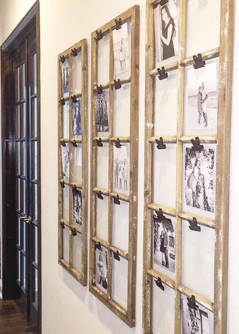 Make your house a home with these stylish ways to display family photos. Ways To Display Family Photos, Interior Cottage, Family Pictures On Wall, Photo Wall Display, Family Photo Wall, Display Family Photos, Photo Deco, Photo Wall Decor, Family Wall Decor