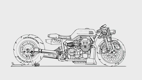 Bike Reference, Cars Drawing, Bike Drawing, Drag Bike, Industrial Design Sketch, Car Design Sketch, Mopeds, Science Fiction Art, Ink Sketch