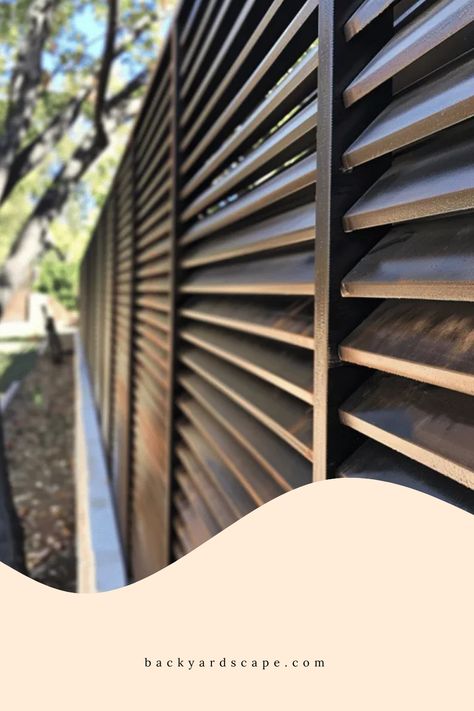 Tall Fence, Security Fencing, Wood Fence Post, Wooden Fence Posts, Metal Fence Posts, Screen Outdoor, Backyard Fence, Privacy And Security, Fencing Material