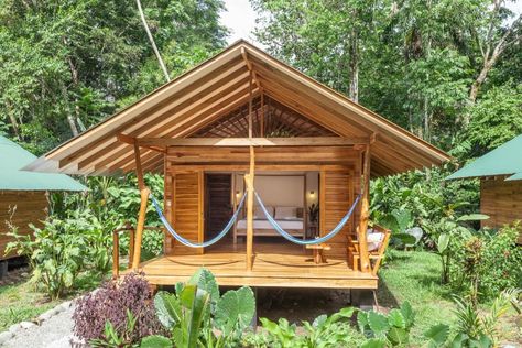 Bungalow On The Beach, Puerto Viejo Costa Rica, Home Village, Hut House, Costa Rica Beaches, Bungalow Design, Beach Shack, Beach Bungalows, Farm Stay