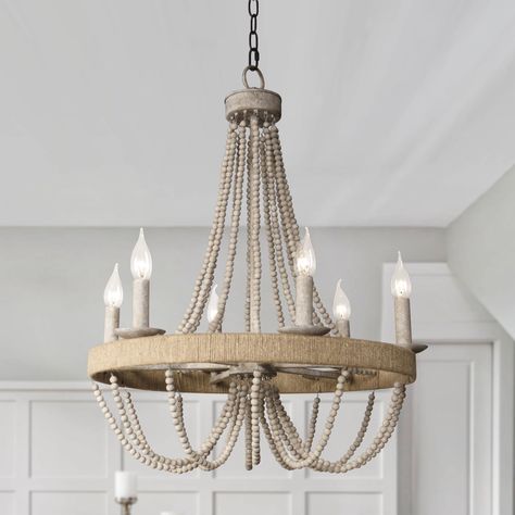 Vintage Candle Chandelier, Light Fixtures Farmhouse, Wood Ceiling Lights, Wood Bead Chandelier, Wheel Chandelier, Empire Chandelier, Farmhouse Chandelier, Wood Chandelier, White Chandelier