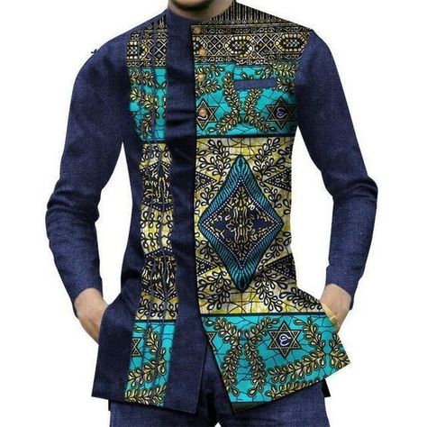 Turkey Ankara, Kemeja Lelaki, Moda Afro, African Print Shirt, Nigerian Men Fashion, Traditional African Clothing, Men's Shirts And Tops, African Attire For Men, African Dresses Men