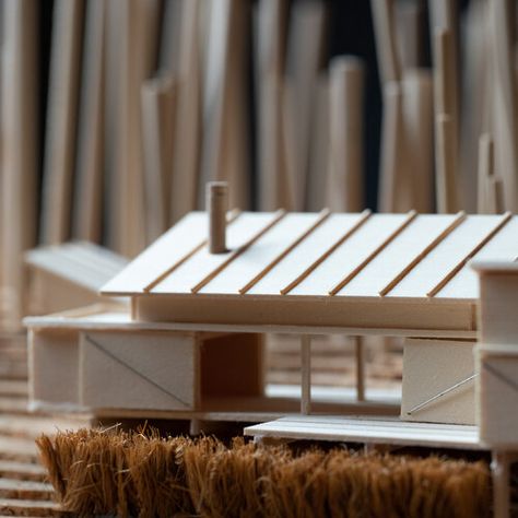 Model Build: Outpost Project | 30X40 Design Workshop Architectural Models Conceptual, Conceptual Model Architecture, Architecture Models, Architectural Model, Design Workshop, Arch Model, Architecture Model Making, Wood Model, So Satisfying