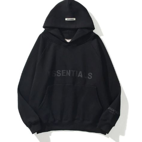 The Fear Of God Essentials Hoodies Is A Must-Have For Any Streetwear Enthusiast. This Hoodie Is Made From High-Quality Materials, Ensuring Both Comfort And Durability. The Relaxed Fit Provides A Comfortable And Casual Look, Perfect For Everyday Wear. The Colorway Is A Unique And Versatile Addition To Any Wardrobe. It Pairs Well With A Variety Of Colors And Styles, Making It A Great Choice For Any Outfit. The Release Date For This Hoodie Is November 16th, 2022, And It Will Retail For $90. One Sta Black Essentials Hoodie, Black Essentials, Essentials Hoodie, Cream Hoodie, Designer Sweatshirts, Sport Sweater, Couples Sweatshirts, Fear Of God, Pullover Men