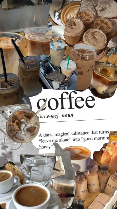 Caramel Iced Coffee Aesthetic, Iced Coffee Wallpaper Aesthetic, Aesthetic Iced Coffee Pictures, Cute Coffee Aesthetic, Coffee Aesthetic Brown, Cold Coffee Aesthetic, Hot Coffee Aesthetic, Iced Coffee Aesthetic, Good Morning Honey