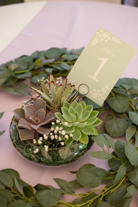 Succulent Wedding Centerpieces, Plant Centerpieces, Home Plants, Tafel Decor, Succulent Centerpieces, Bridal Shower Centerpieces, Decoration Plante, Succulent Wedding, Wedding Arrangements