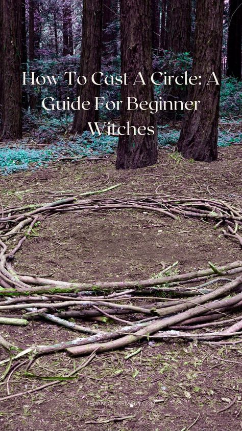 Circle casting is one of the most basic practices in witchcraft. Although some witches don’t know how to cast a circle or simply choose not to, learning how to cast a circle is always a good place to start. How To Cast Circle, Casting A Circle Chant, Witchcraft Circle Casting, Witchcraft Casting A Circle, Opening A Circle Witches, Casting A Circle How To, Casting Circle Witchcraft, Cast A Circle Witches, Witch Circle Decoration