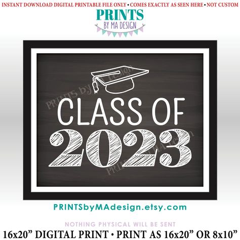 Graduation Chalkboard, Graduation Party Signs, Chalk Sign, Chalkboard Style, 2024 Graduation, Board Decoration, Party Sign, Class Of 2024, Chalkboard Signs