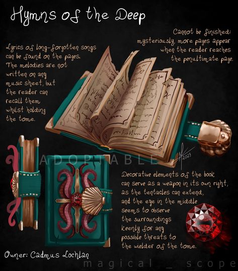 Magical Kaleidoscope - Hymns of the Deep Magic Item Art, Item Concept Art, Magical Instruments, Fantasy Tools, 5e Items, Spell Ideas, Magic Artifacts, Magical Artifacts, Baulders Gate 3