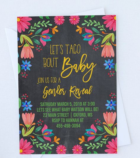 Taco About A Baby Gender Reveal, Taco Bout A Baby Gender Reveal, Taco Gender Reveal Party, Fiesta Theme Gender Reveal, Mexican Gender Reveal Party, Fiesta Gender Reveal Party, Fiesta Gender Reveal, Noah James, Gender Ideas