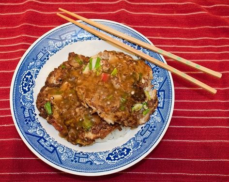 Asian Classic – Egg Fu Yung | 12 Tomatoes Foo Yung Recipe, Egg Fu Yung, Egg Foo Yung, 12 Tomatoes, Egg Dish, Chinese Dishes, Chinese Cooking, Asian Cooking, Asian Dishes