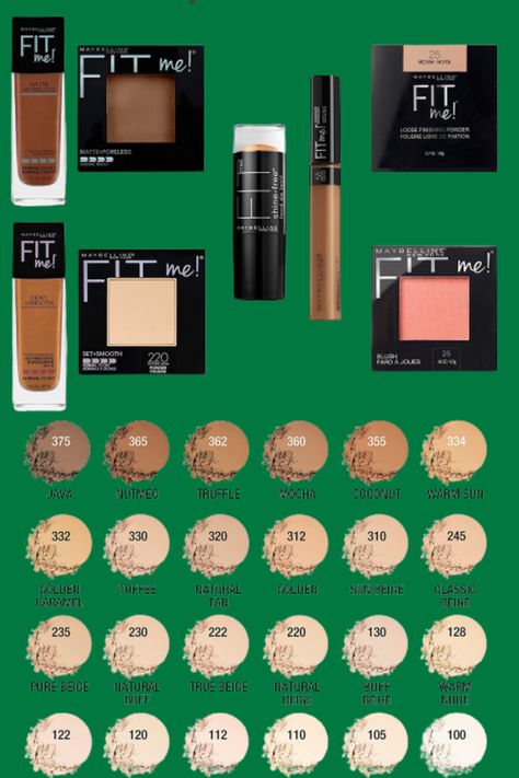 Fit Me Powder Shades, Inspi Makeup, Face Powder Makeup, Fit Me Powder, Powder Translucent, Fit Me Matte And Poreless, Makeup Setting Powder, Best Concealer, Makeup Pro