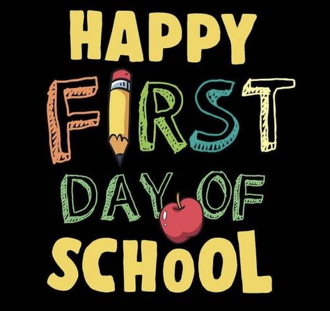 First Day Of School Quotes, School Drawings, First Day Of School Pictures, Beginner Drawing Lessons, Happy First Day Of School, School Images, Teacher Inspiration, School Quotes, 1st Day Of School