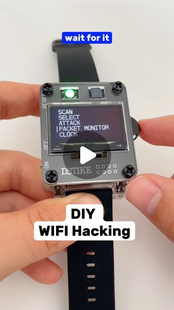 arduiNote on Instagram: "Crazy DIY WiFi Hacking Wristwatch with Packet Monitor Function #electronics #hacking #engineering #technology" Wifi Hacking, Electronics Diy, Wifi Hack, Engineering Technology, Wrist Watch, Gadgets, Engineering, Electronics, Technology