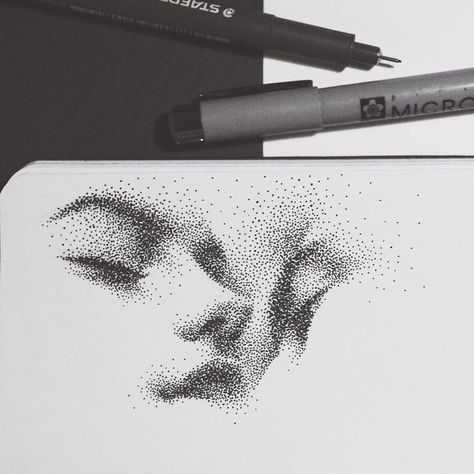 50+ Black and White Pen and Ink Drawings and Illustrations Inspirational Examples That Will Inspire The Artist in You - How to Draw Step by Step Drawing Tutorials Eric Wang, Delicate Drawings, Stylo Art, Stippling Drawing, Dotted Drawings, Ink Pen Art, Stippling Art, Pen Art Drawings, Kunst Inspiration