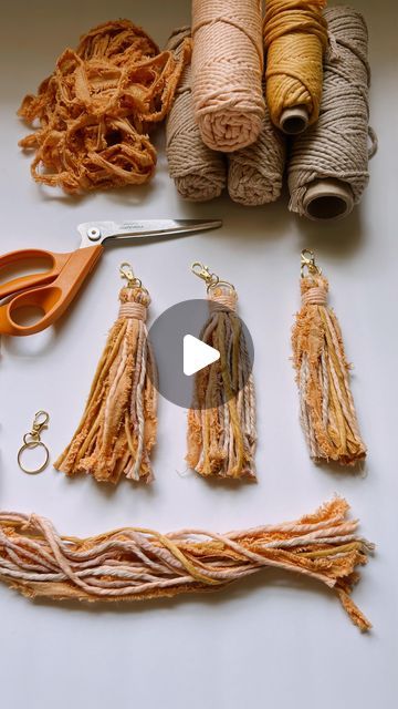 Megan | Macrame Gifts & Tutorials on Instagram: "BOHO TASSEL KEYCHAIN 🧡

#tasseltutorial #behindthescenes #macrame #macramemakers #macrametutorial #howtomacrame #tassels #tasselkeychain #macrametassel #macrameinspiration #bohoinspired #bohomama #bohoaesthetic #handmadeaccessory #handmadekeychain #keychains #etsyshop #macrameshop #minimacrame #reelsindia #reelsinstagram #reelsofinstagram #megsmodernmacrame #shopmegsmodernmacrame #fiberart #fiberartist #fiberarts #macramecord" Boho Tassel Keychain, Macrame Gifts, Tassels Tutorials, Mini Macrame, Tassel Keychain, Boho Aesthetic, Macrame Tutorial, Macrame Cord, Handmade Accessories