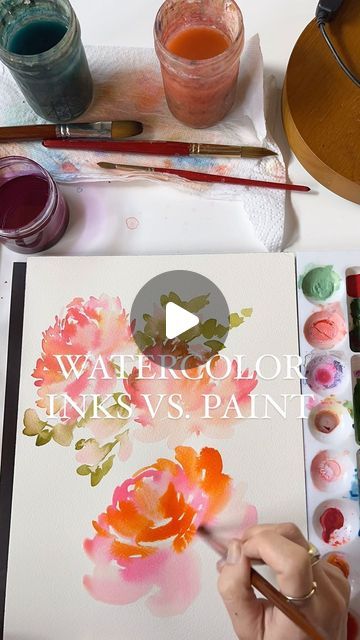 Jenna Rainey on Instagram Jenna Rainey Watercolor, Jenna Rainey, Loose Watercolor Flowers, Burning Questions, Loose Watercolor, Watercolor Flower Art, Watercolor Ink, January 7, Creative Mind