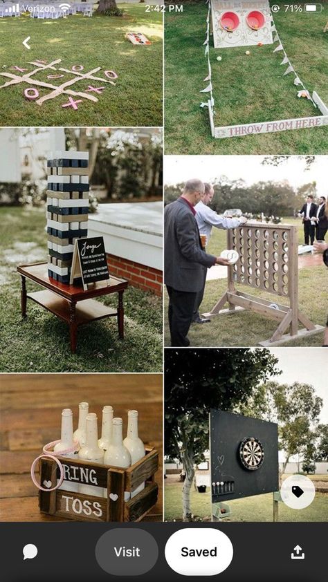 Outdoor Wedding Games, Backyard Wedding Ideas, Wedding Party Games, Reception Games, Garden Games, Wedding Activities, Lawn Games, Future Wedding Plans, Wedding Entertainment