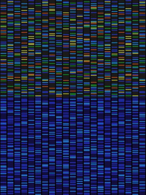 Dna Sequence Results Background Dna Sequencing Art, Dna Macrame, Chromosome Art, Dna Graphic Design, Dna Aesthetic, Shaded Art, Dna Background, Sequence Art, Genetics Art