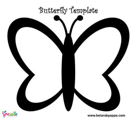 Free Printable Butterfly Templates , different size butterflies ⋆ belarabyapps Butterfly Tamplet, Butterfly Body Template, Free Butterfly Template Printable, Small Butterfly Template Free Printable, Large Butterfly Template Free Printable, Butterfly Cut Out Template, Butterfly Patterns Printable Templates, Butterfly Outline Printable, Butterfly Template Free Printable