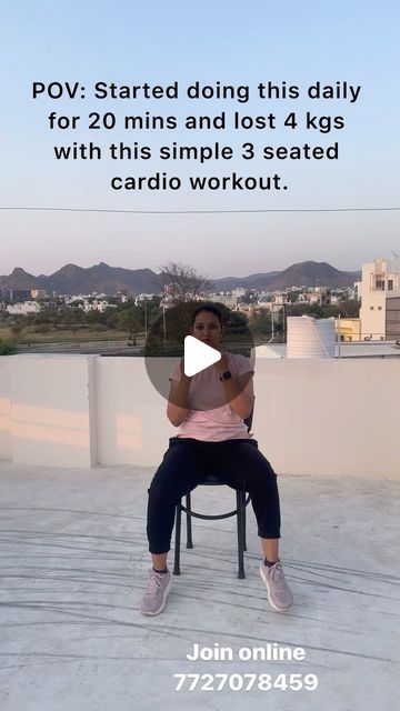 Deepti dhakar on Instagram: "Best 3 beginner friendly and simple cardio exercise for full body workout. Join online batch 7727078459

Get toned legs 
Flat belly 
Slim arms
Weight loss
Full body workout

Beginner 30 secs each exercise 3 sets
Advance  4 mins each exercise 5 sets

Follow for more .

#cardio #loseweight #weightloss #womenempowerment #womeninbusiness #womensupportwomen #getfit #homeworkout #homefitness #stayhome #workoutvideos #getstrong #strongwomen #homeworkouts #womenclothing #womenfitness #womenhealth #fitafterkids #igfit" Exercise For Full Body Workout, Full Body Workout Beginner, Get Toned Legs, Sitting Exercises, Cardio Exercise, Workout Beginner, Tone Legs, Toned Legs, Get Toned