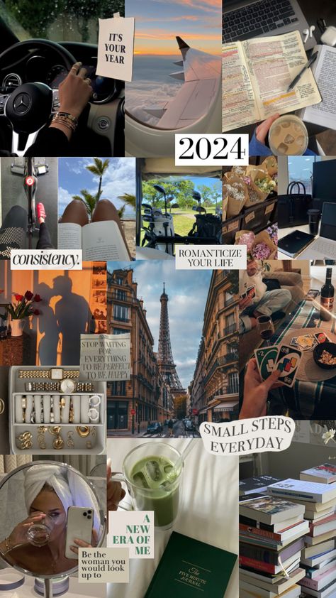 2024 Vision Board Vision Board Collage, Academic Aesthetic, Instagram Status, 2024 Vision Board, Vision Board Pictures, Medical School Inspiration, Life Vision Board, Vision Board Affirmations, Vision Board Manifestation