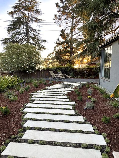 Large Scale CalArc® Pavers, Concrete Pavers Large Square Pavers Walkways, Square Paver Walkway Ideas, Rectangular Pavers Walkways, Rectangle Pavers Walkways, Long Pavers, Large Concrete Pavers Walkways, Large Cement Pavers, Large Concrete Pavers Front Yard, Cement Pavers Walkway