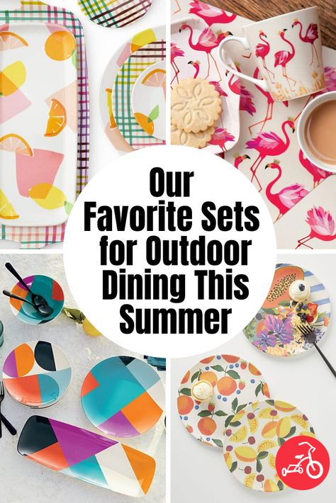 Whether you rock summer nights on the patio or deck, or prefer to adventure in the great outdoors, you need the perfect dining dinnerware to go with it. From melamine plates and bamboo bowls, we’ve rounded up the most festive options for outfitting your outdoor dining space this summer. Outdoor Dishes, Bamboo Bowls, Red Tricycle, Shower Jellies, Outdoor Dinnerware, Pattern Activities, Outdoor Dining Spaces, Handmade Plates, Diy Water