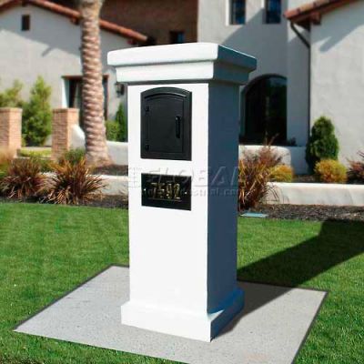 Commercial Mailboxes, Brick Mailbox, Residential Mailboxes, Modern Mailbox, Mailbox Design, Wall Mount Mailbox, Stucco Exterior, Mounted Mailbox, Spanish Style Home