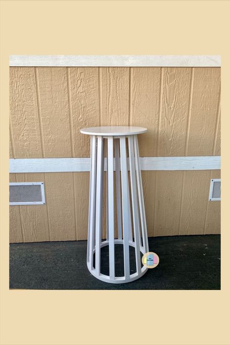 Plinth/Pedestal/Cake Stand for wedding or special event. Cake Column Stand, Diy Cylinder Pedestal Stand, Cake Stand For Wedding, Plastic Pedestal, White Plinth Cake Stand, Marble Pedestal Stand, Tall Stools, Pedestal Cake Stand, Gender Reveals