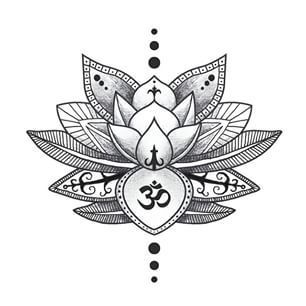 Mandala Lotus Flower, Lotus Flower Drawing, Lotus Tattoos, Tato Suku, Tattoo Lotus, Lotus Flower Tattoo Design, The Lotus Flower, Anubis Tattoo, Yoga Tattoos