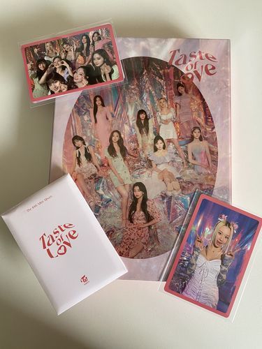 "the album is gorgeous! it arrived in good condition and i am planning on buying the other versions too ! i also endes up pulling my bias for all of the bigger inclusions! overall an amazing album." - elle w. Kpop Stuff To Buy, Twice Album Aesthetic, Kpop Album Inclusions, Album Twice, K Pop Albums, Taste Of Love, Album Kpop, Album Collection, Album Aesthetic